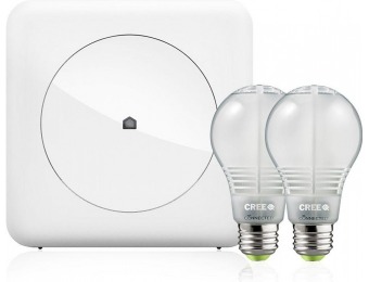 25% off Wink Smart Lighting Kit w/ 2 Connected Dimmable LED Bulbs