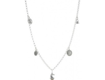 83% off Lane Bryant Coin Station Necklace, Women's, Silver Tone