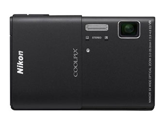 $200 off Nikon Coolpix S100 16.0-Megapixel Digital Camera