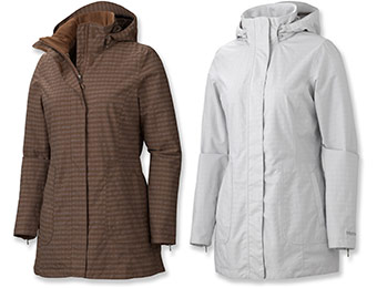 55% off Marmot Sassy Women's Rain Jacket (Grey or Brown)