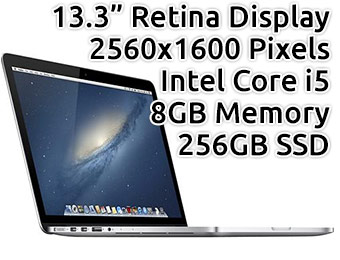 $200 off Apple MacBook Pro 13.3" Laptop Retina Display ME662LL/A