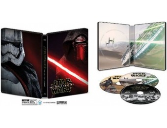 40% off Star Wars: The Force Awakens (Blu-ray/DVD) SteelBook
