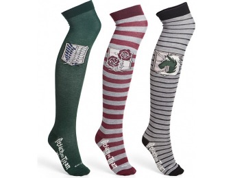 69% off Attack on Titan Over-the-Knee Socks