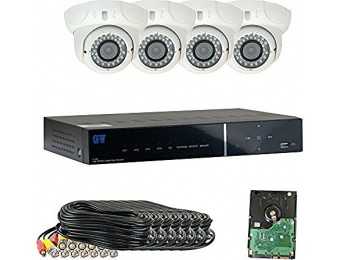 77% off GW Security 4Ch Dome Security Camera System