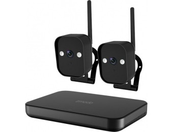 $150 off Zmodo 4-Ch, 2-Cam Outdoor Wireless HD DVR Security