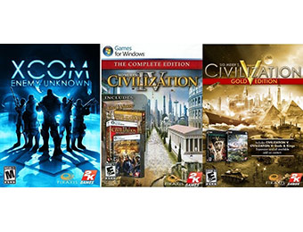 $90 off Firaxis Complete Pack: Civ IV, Civ V, XCOM (PC Download)