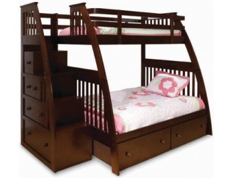 72% off Canwood Ridgeline Twin Over Full Bunk Bed