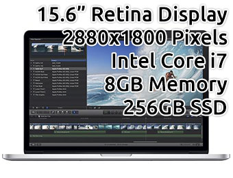 $200 off Apple MacBook Pro 15.6" Laptop Retina Display ME664LL/A