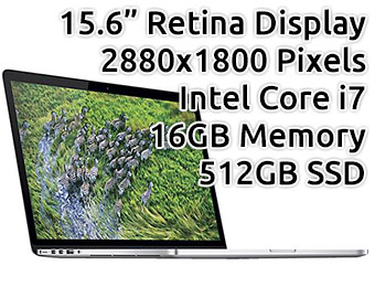 $200 off Apple MacBook Pro 15.6" Laptop Retina Display ME665LL/A