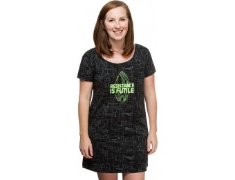60% off Star Trek Resistance is Futile Sleep Shirt - Black