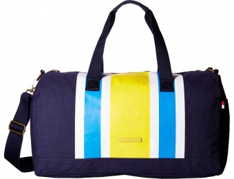 80% off Tommy Hilfiger TH Stripes Painted Canvas Large Duffel