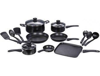49% off T-Fal WearEver Complete Nonstick Oven Safe Cookware Set