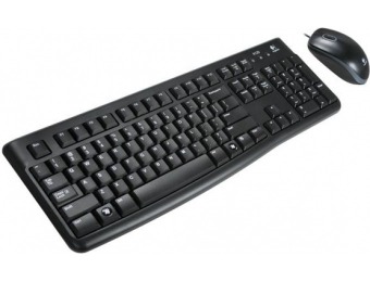 44% off Logitech MK120 Wired USB Keyboard and Mouse