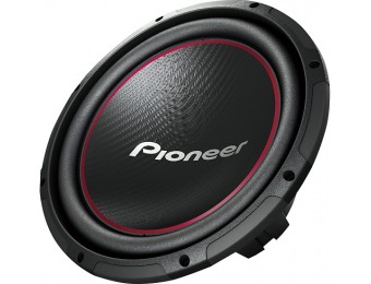 50% off Pioneer 12" Component Subwoofer, 1,300 Watts Max