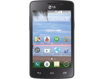 50% off TRACFONE LG Lucky with 4GB Memory Prepaid Cell Phone