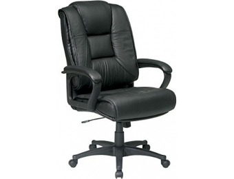 88% off WorkSmart High Back Executive Leather Chair