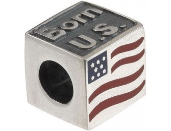 80% off Tara's Diary Sterling Silver Born in the USA Charm