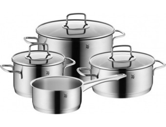 63% off WMF Merano Stainless Steel Cookware Set - 7-Piece