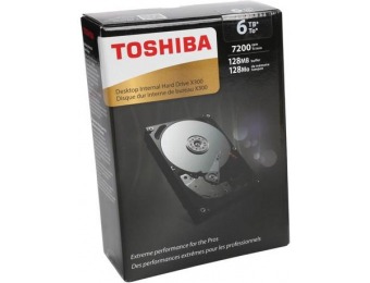 $250 off TOSHIBA X300 6TB 7200 RPM 128MB Cache 3.5" Hard Drive