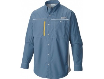 50% off Columbia Men's Solar Drag Long Sleeve Shirt, Gray