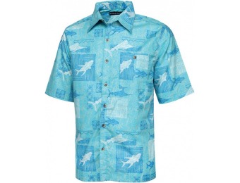 64% off West Marine Men's Wave Fish Woven Shirt