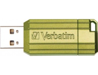 67% off Verbatim 32GB Metallic Flash Drive, Green