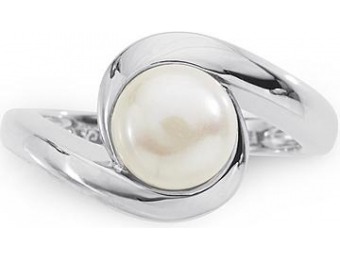 91% off Sterling Silver 8-8.5mm Freshwater Pearl Ring