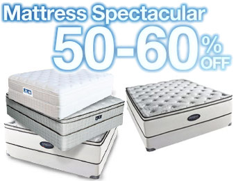 50-60% off Mattress Spectacular + Free Delivery on $499