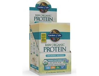 54% off Garden of Life Raw Organic Protein Unflavored 10 Ct Tray