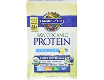 46% off Garden of Life Raw Organic Protein Vanilla 10 Ct Tray
