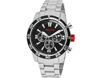 94% off Red Line Cruiser Chrono Stainless Steel Black Dial Watch