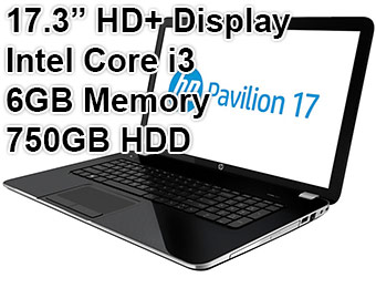$250 off HP Pavilion 17-e020us 17.3" Laptop after $50 rebate