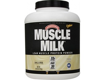 66% off CytoSport Muscle Milk, Vanilla Creme, 4.94 Pound Container