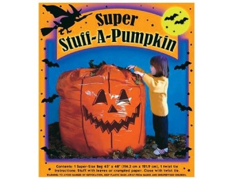50% off Super Stuff-A-Pumpkin Leaf Bag, 45 x 48-In.