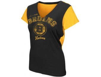 60% off Boston Bruins Womens Fair Catch T-Shirt