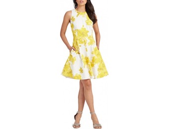 70% off Donna Morgan Womens Floral Fit & Flare Dress