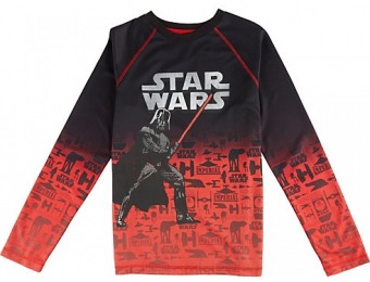 69% off Star Wars Big Boys Long Sleeve Darth Vader Shirt