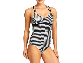 75% off Athleta Womens Stripe Avila One Piece Swimsuit