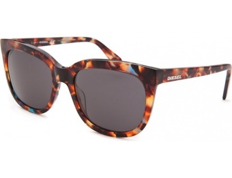 75% off Diesel Women's Square Tortoise Sunglasses