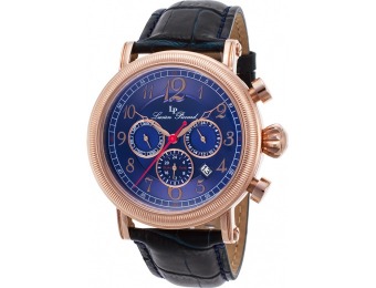 90% off Lucien Piccard Capri Multi-Function Leather SS Watch