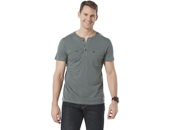 88% off Structure Men's Slim Fit Zipper T-Shirt