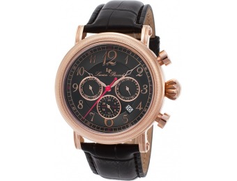 90% off Lucien Piccard Capri Multi-Function Genuine Leather Watch