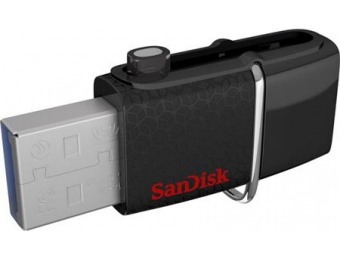 57% off SanDisk 128GB Ultra Dual USB 3.0 Micro Flash Drive
