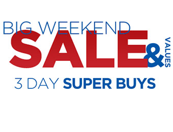 Sears Big Weekend Sale & Values