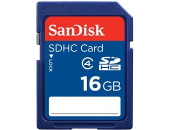 88% off SanDisk 16GB Secure Digital High Capacity (SDHC) Memory Card