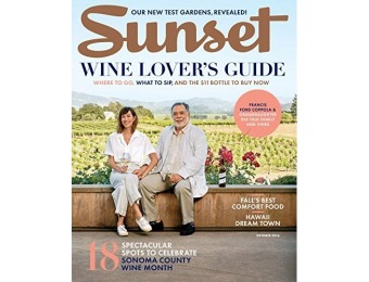 95% off Sunset Magazine Subscription - 4 Month Auto-renewal