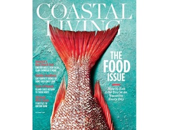 95% off Coastal Living Magazine Subscription - 4 Month Auto-renewal