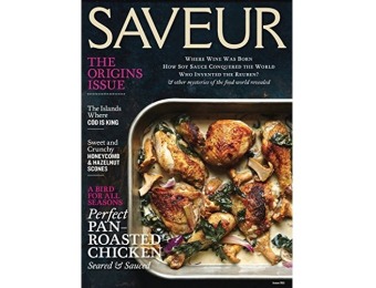 93% off Saveur Magazine Subscription - 4 Month Auto-renewal