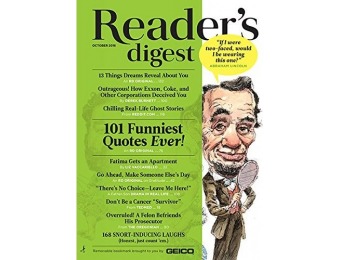 93% off Reader's Digest Magazine Subscription - 4 Month Auto-renewal