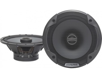 50% off Alpine 6-1/2" 2-Way Coaxial Car Speakers (Pair)